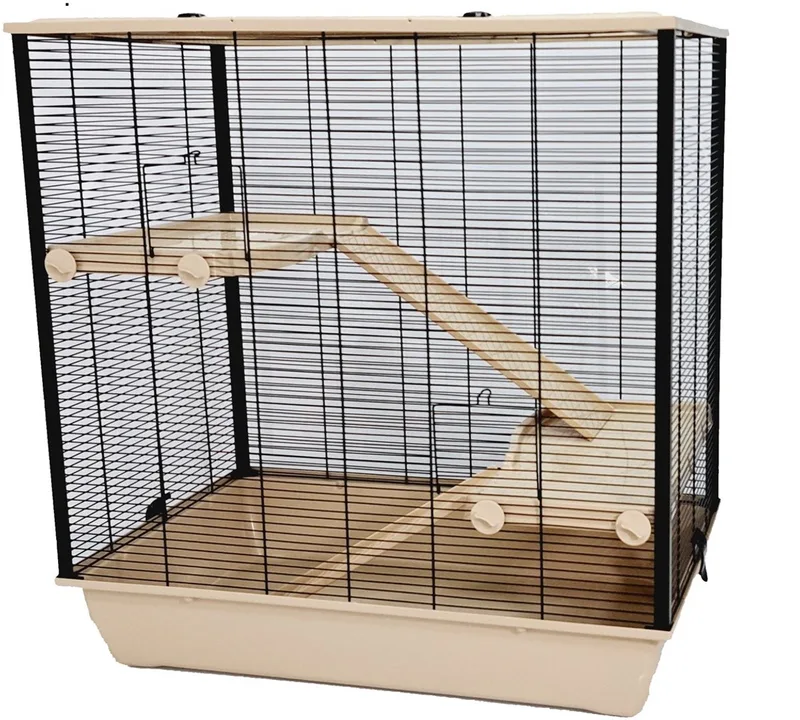 Plastik Frodo + Hamsterkäfig von Interzoo in Beige – Produktfoto