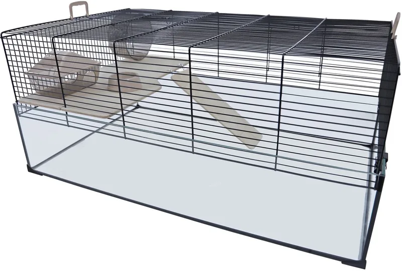 Hamsterkooi Vision 78 by Interzoo in Black – product photo