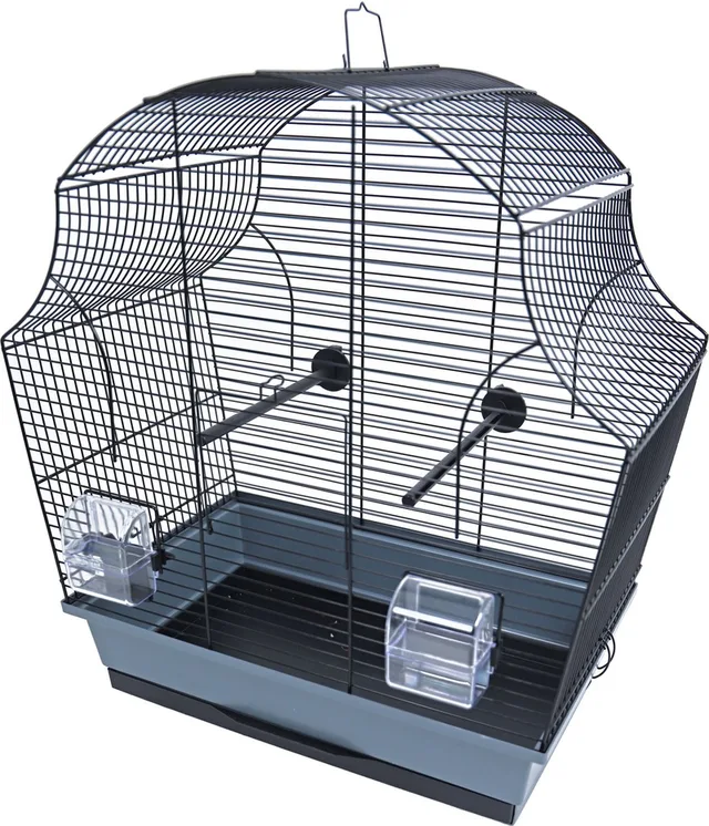 Vogelkooi Margot 2 Zwart/Grijs