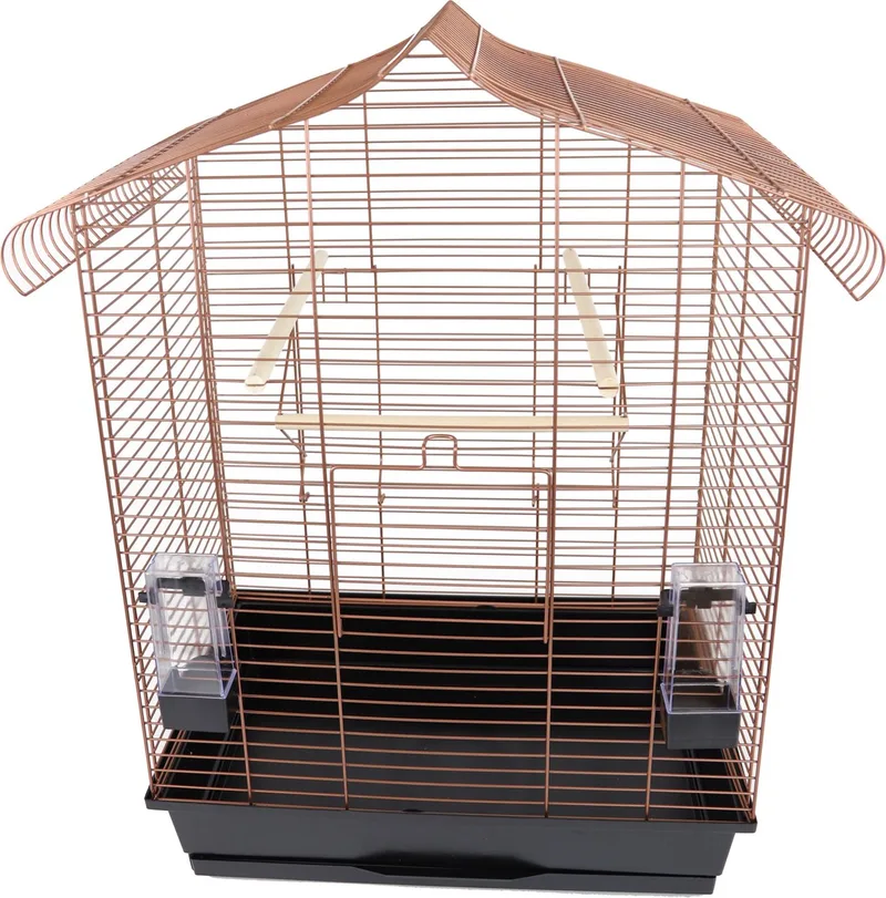 Vogelkooi Vega Koper/Zwart - 61,5 x 41,5 x 79 cm von Interzoo in Schwarz – Produktfoto