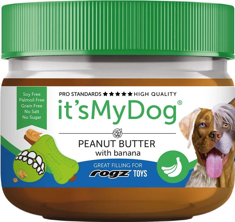 Pindakaas Banaan, 300gr de It's My Dog – photo produit