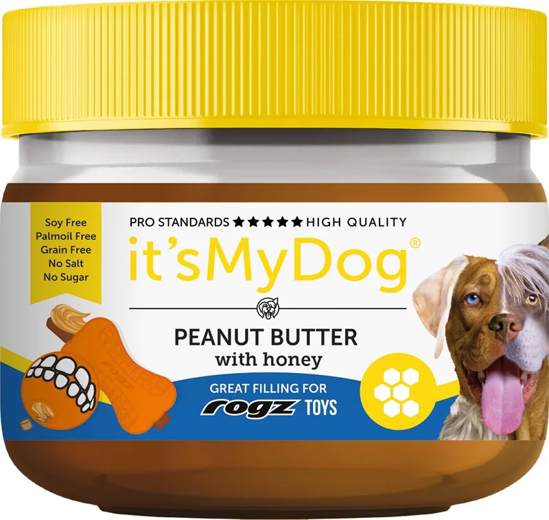 Pindakaas Honing, 300gram de It's My Dog – photo produit