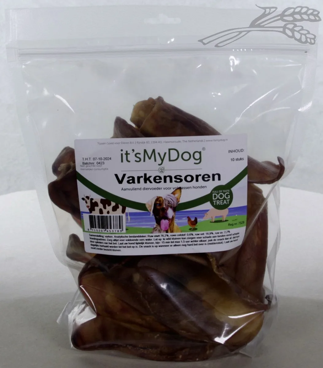 Varkensoren per zak 10 st by It's My Dog – product photo