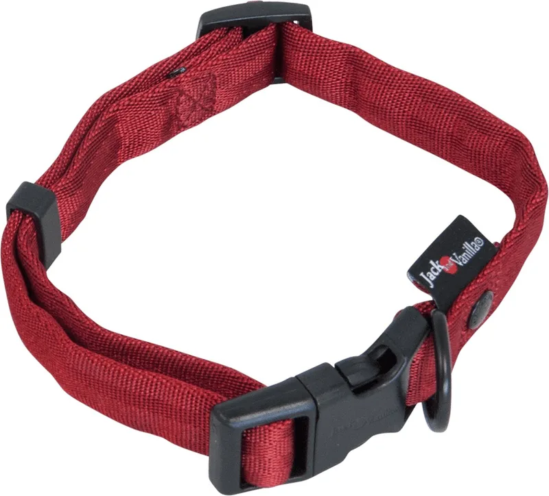 Comfort Tube Halsband - Nylon - XS - Nekomtrek 16 - 24 cm von Jack and Vanilla in Rot – Produktfoto