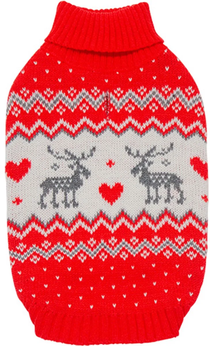 Dogwalk Hondentrui - Maat XXL: 50 cm de Jack and Vanilla en Rouge – photo produit