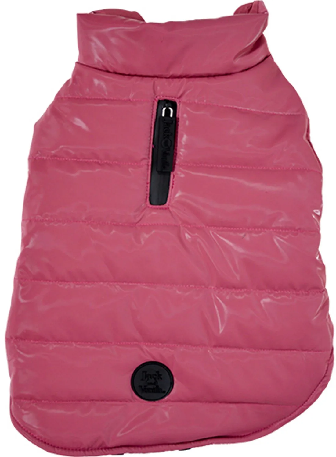 Dogwalk Puffer Berlin Hondenjas – Warm – Waterafstotend – Wasbaar – Kleur: – Ruglengte: 24 cm by Jack and Vanilla in Pink – product photo