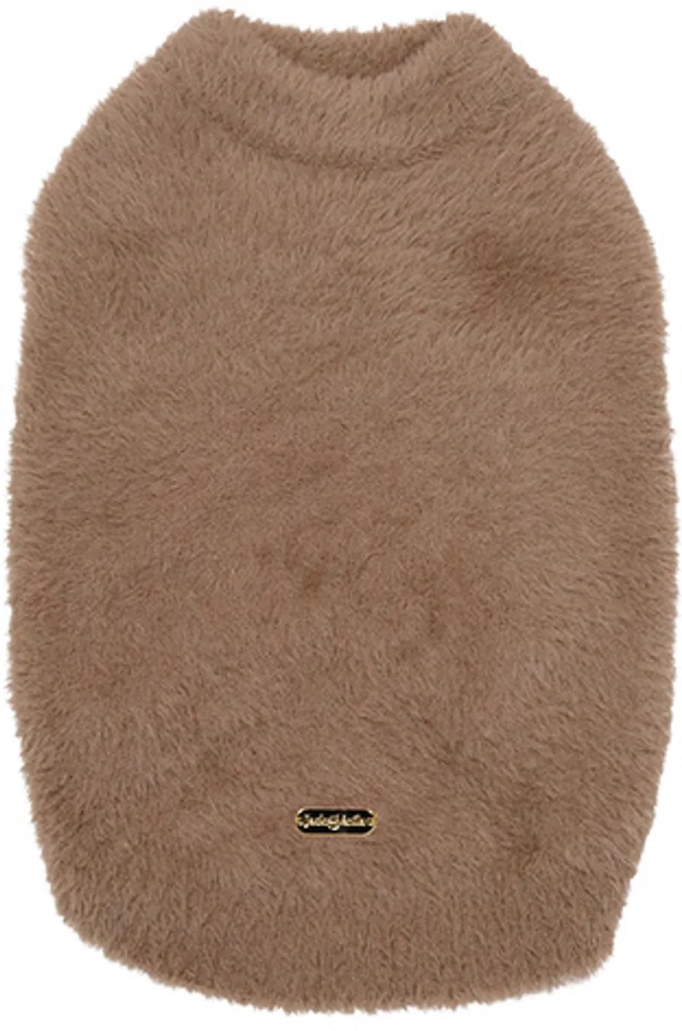 Dogwalk Sweater Plush Milano – Hondentrui – Warm – Super Zacht – Wasbaar – Kleur: – Ruglengte: 27 cm de Jack and Vanilla en Taupe – photo produit
