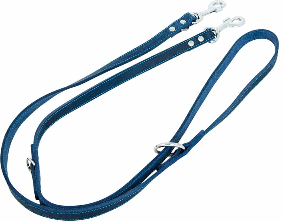 Dressuurlijn Jack and Vanilla - Vintage l blauw de Jack and Vanilla en Bleu, Vintage karabijnhaak en ringen – photo produit