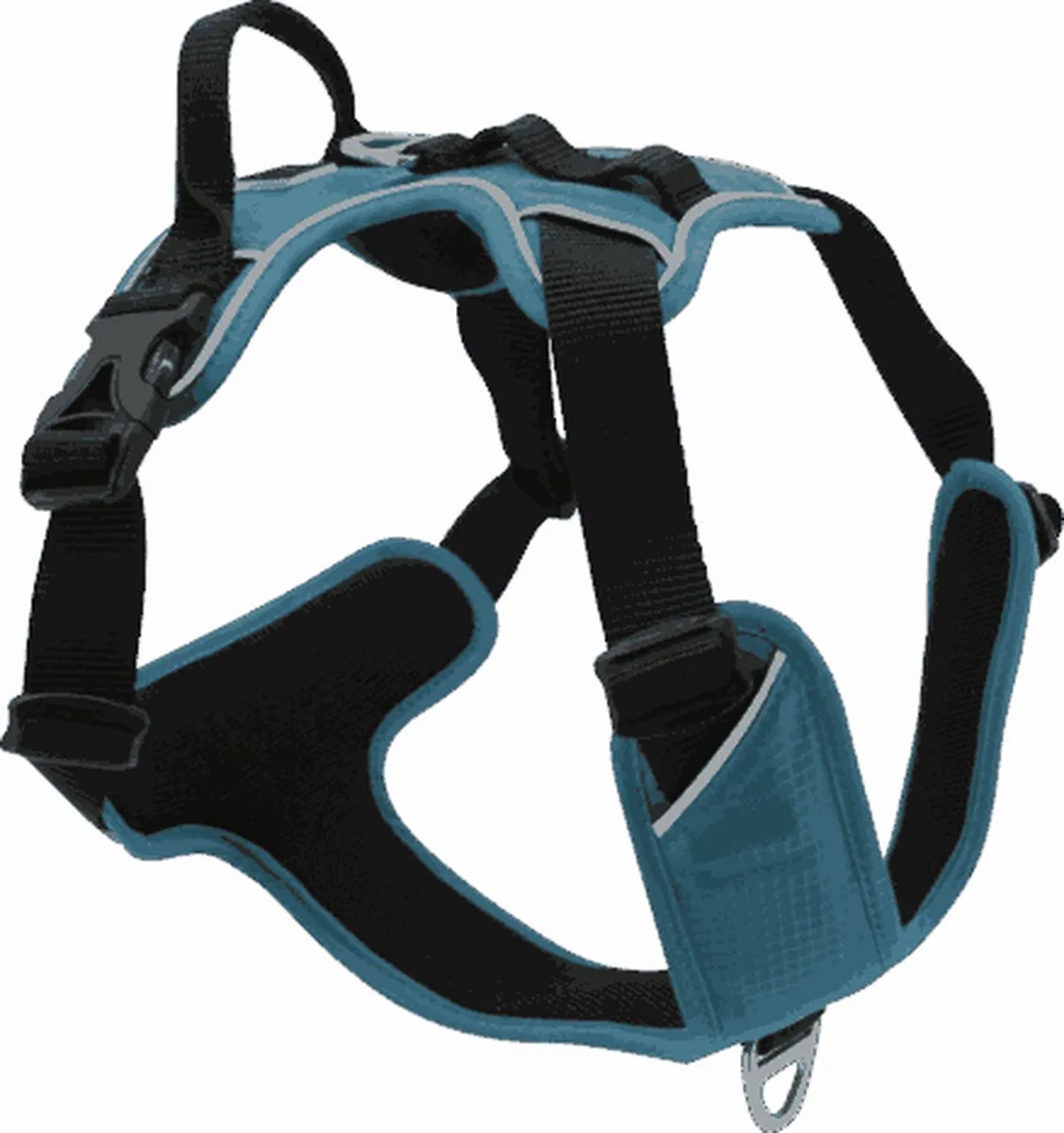EXPEDITION - Honden Tuigje - Kleur: Blauw - Maat: XS - Halsomvang tussen 18-32 cm - Borstomvang tussen 27-40 cm de Jack and Vanilla – photo produit