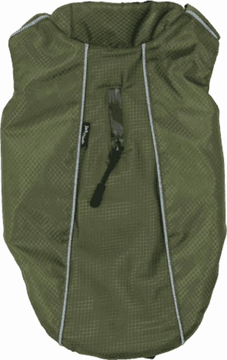 Expedition - Maat M - Ruglengte 40cm - Winterjas hond - Hondenjas - Klittenbandsluiting de Jack and Vanilla en Olijfgroen – photo produit
