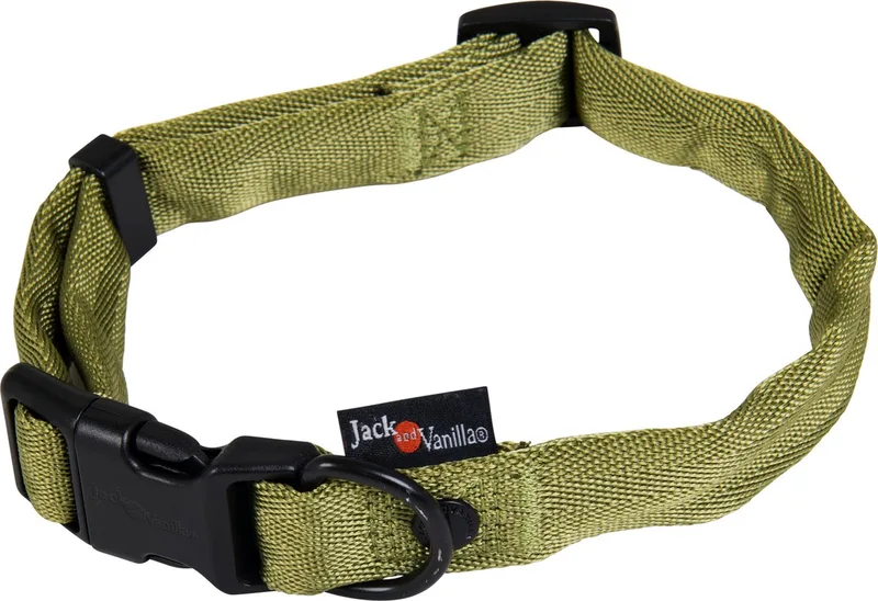 Halsbanden - Comfort Tube Nylon Halsband - Xs Hocco6025 - 178667 von Jack and Vanilla in Grün – Produktfoto