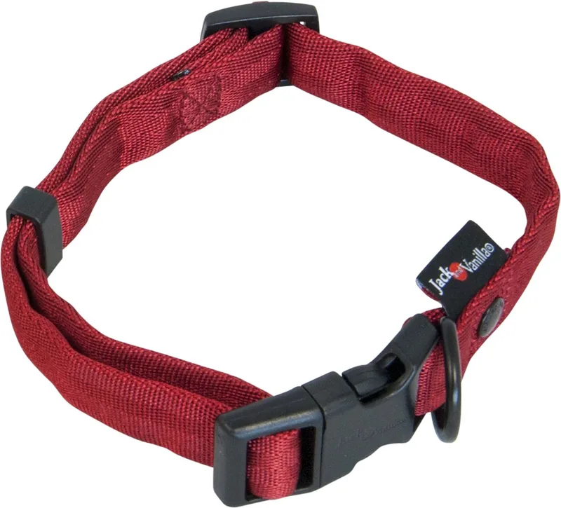 Halsbanden - Comfort Tube Nylon Hondenhalsband - S Hocco4030 - 178821 de Jack and Vanilla en Rouge – photo produit