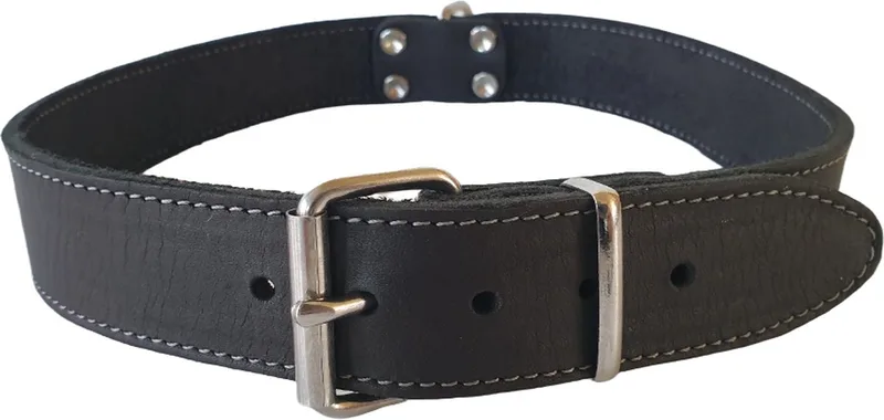 Halsbanden - Vetleder Halsband - 30mmx75cm 45/7109 - 176904 by Jack and Vanilla in Black – product photo