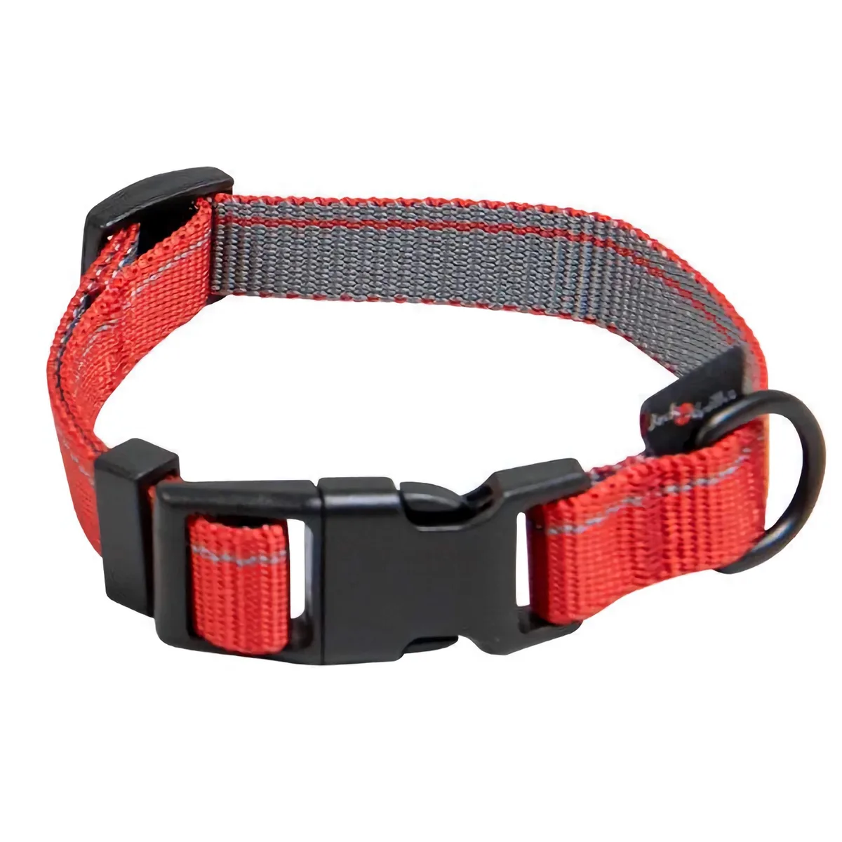 Hondenhalsband - Nylon - Kliksluiting - Rood - 47 cm van Jack and Vanilla – productfoto