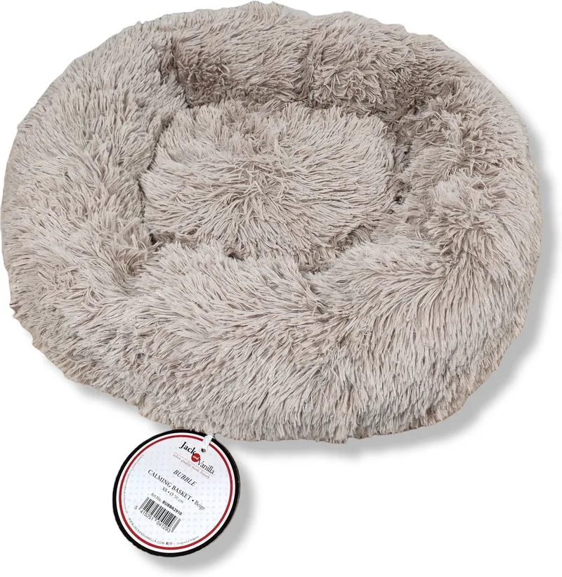 Hondenkussen - Donut - S - Ø60cm by Jack and Vanilla in Beige – product photo