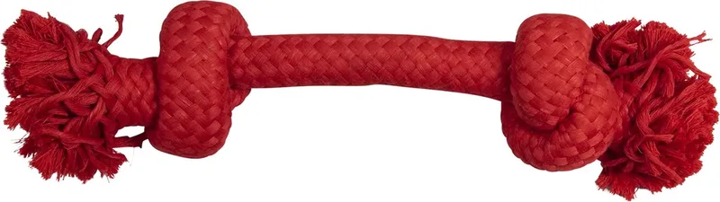 hondenspeelgoed - Lengte 32cm - Honden speelgoed - Flostouw hond - Puppy speelgoed - Speelgoed hond - Puppyspeelgoed - Playscent Touw - Rund von Jack and Vanilla in Rot – Produktfoto