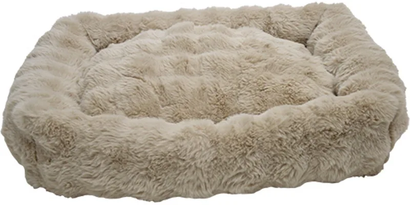 HUSH Sofa Hondenmand & Kattenmand - Kleur: – Zacht en Warm - Maat L: 90x70x18 cm by Jack and Vanilla in Beige – product photo