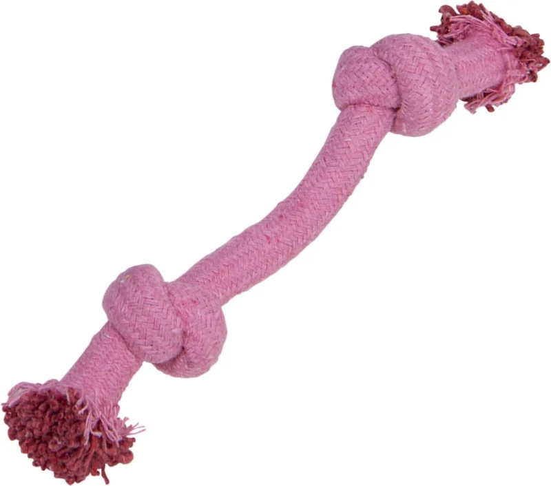Kalanga Hondenspeelgoed - Flostouw & Speeltouw voor Honden - Katoen - Lichtroze - 26 cm by Jack and Vanilla in Pink – product photo