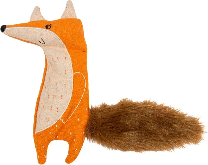 knuffel Revive - L30xB21xH4 cm - Hondenspeelgoed - Honden speelgoed - Puppyspeelgoed - Vos - Honden knuffel - Hondenknuffel von Jack and Vanilla in Orange – Produktfoto