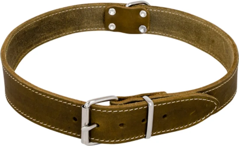 leren halsband vetleder groen 30mm 65cm de Jack and Vanilla – photo produit
