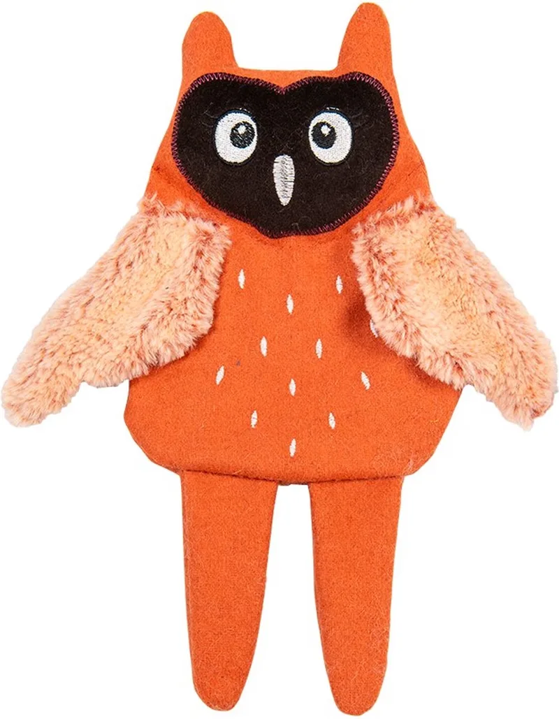 Revive Hondenspeelgoed - Hondenknuffel - Oranje uil - Oranje von Jack and Vanilla in Orange – Produktfoto