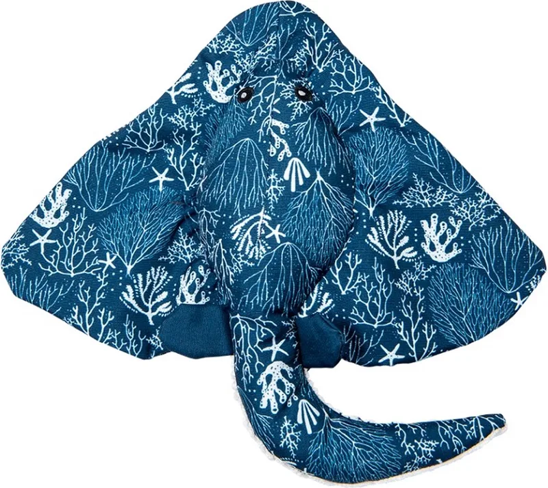 Revive Rog - Hondenspeelgoed - Hondenknuffel - Drijvend Waterspeelgoed - Gerecycled Polyester - 34 cm de Jack and Vanilla en Bleu – photo produit
