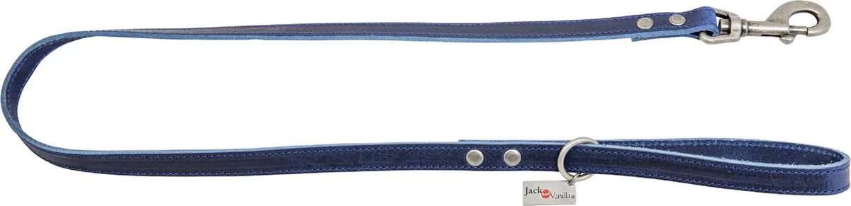 vintage-leiband-leder-blauw-16mmx100cm de Jack and Vanilla en Bleu – photo produit