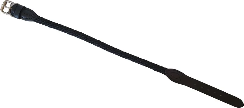 Walkabout Halsband - Nylon - Diameter: 15 mm - Nekomtrek: 46 - 53 cm (GELIEVE ALVORENS BESTELLEN OPMETEN) von Jack and Vanilla in Schwarz – Produktfoto