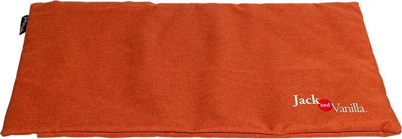 Waterproof benchmat - Maat M - 73x45 cm - Bench kussen - Honden kussen - Bench mat - Benchkussen - Hondenkussen von Jack and Vanilla in Orange – Produktfoto