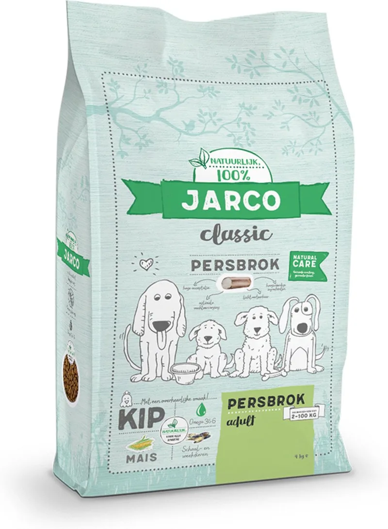 Dog Classic Adult Persbrok - Hondenvoer - Kip 15 kg de Jarco – photo produit