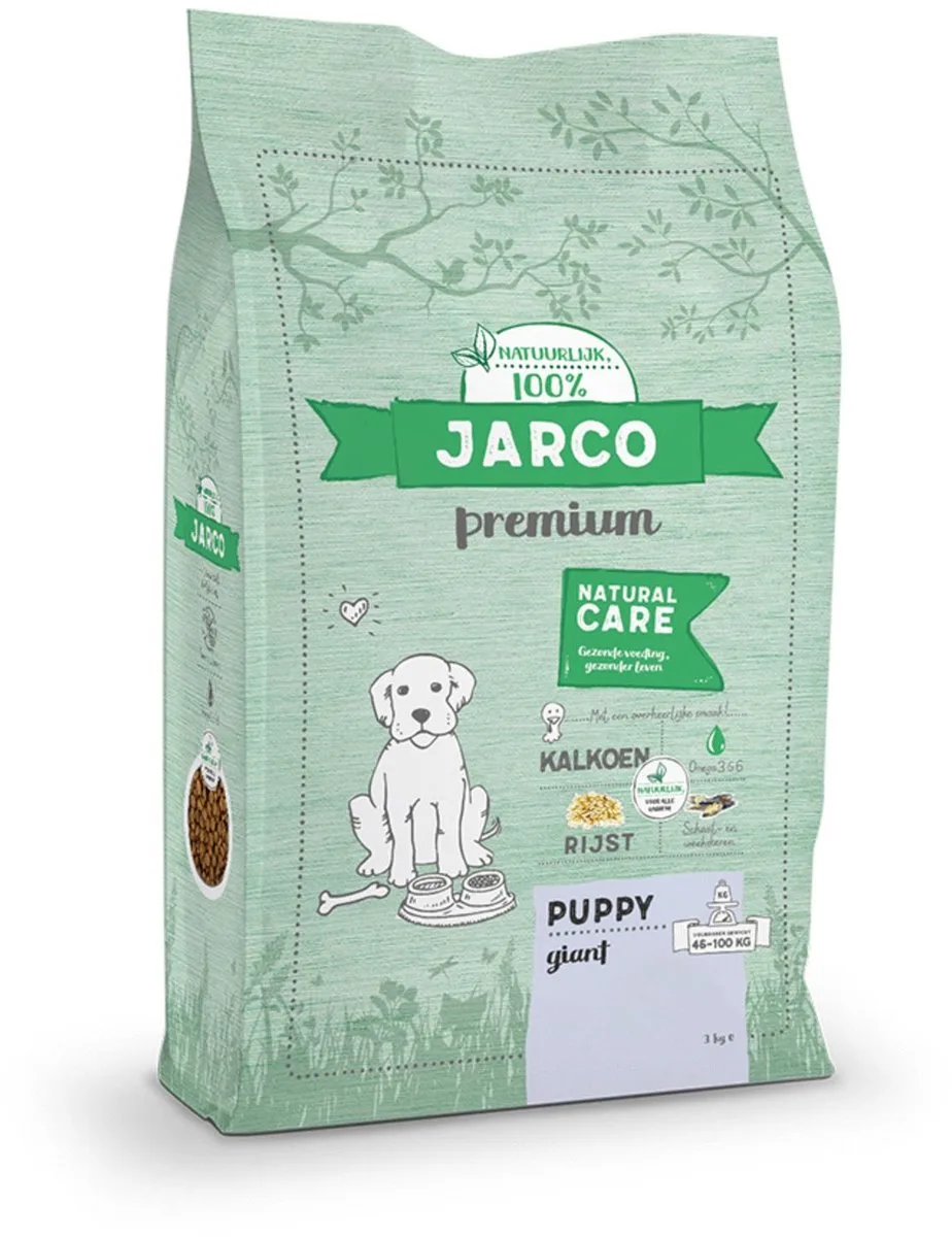 dog giant puppy 46-100kg kalkoen 3kg från Jarco – produktbild