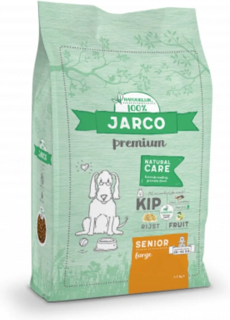 Dog Natural Large Senior kip - Hondenvoer - 15kg von Jarco – Produktfoto