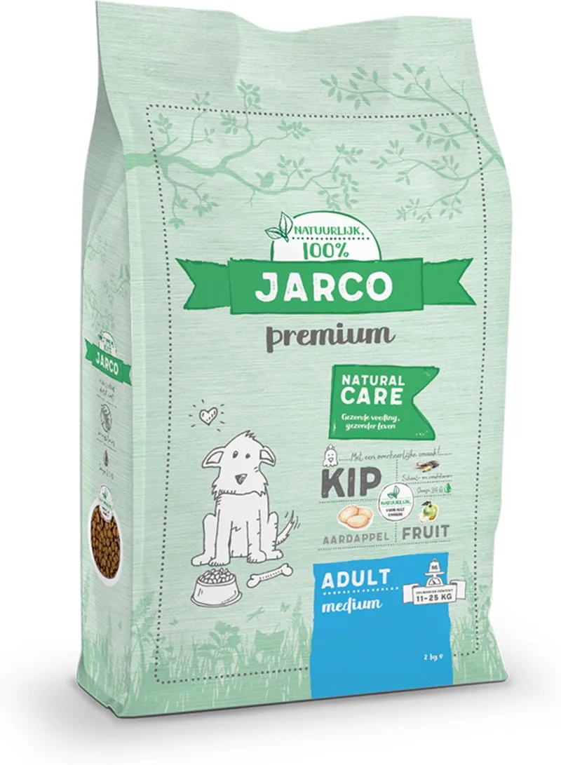 Dog Natural Medium Adult Kip - Hondenvoer - 12.5 kg 11-25 Kg by Jarco – product photo