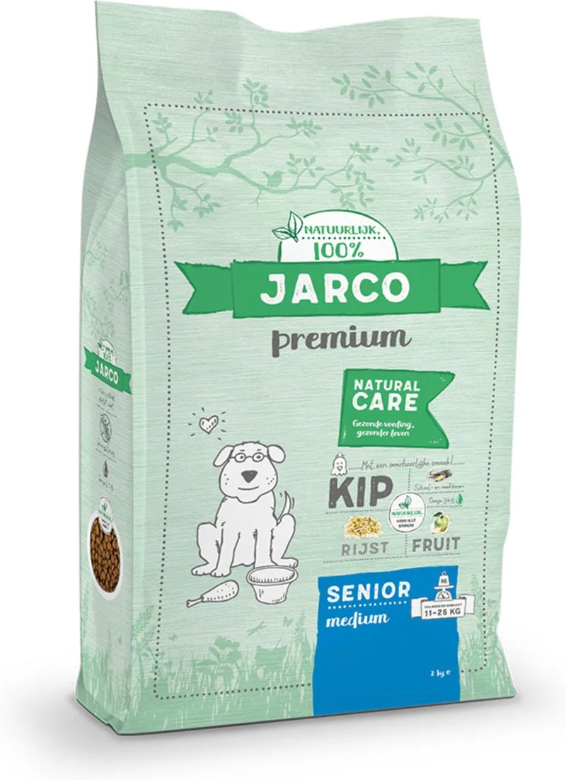 Dog Natural Medium Senior Kip - Hondenvoer - 12.5 kg 11-25 Kg de Jarco – photo produit