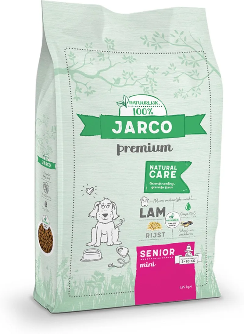 Dog Natural Mini Senior - Hondenvoer - Lam 1.75 kg 2-10kg Mini by Jarco – product photo