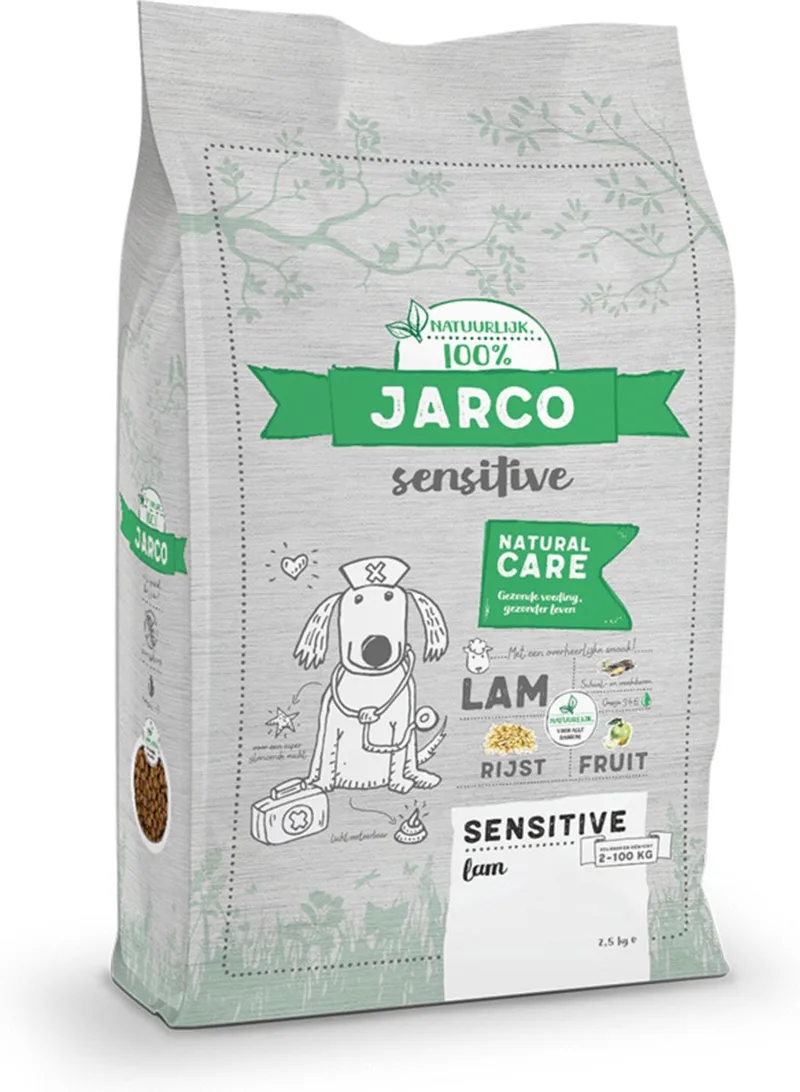 Dog Sensitive Natural Care Lam - Hondenvoer - 2.5 kg de Jarco – photo produit