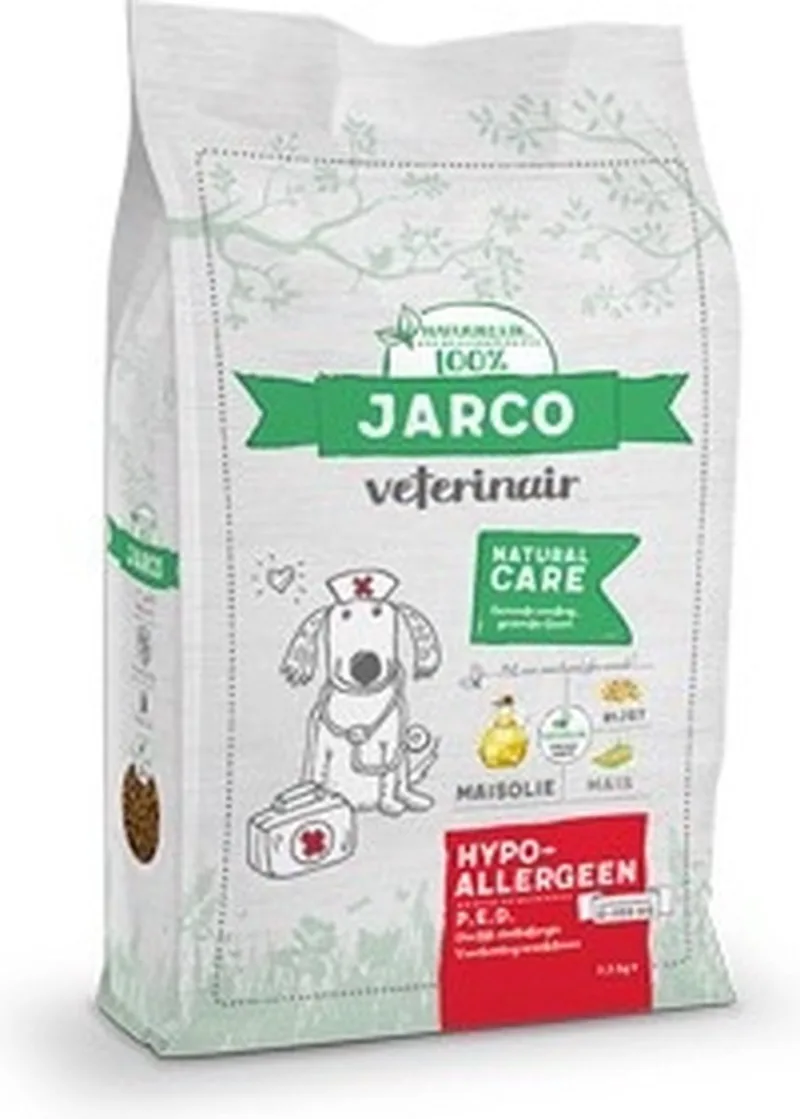 Dog Veterinair Hypoallergeen P.E.D. Mais - Hondenvoer - 12.5 kg de Jarco – photo produit