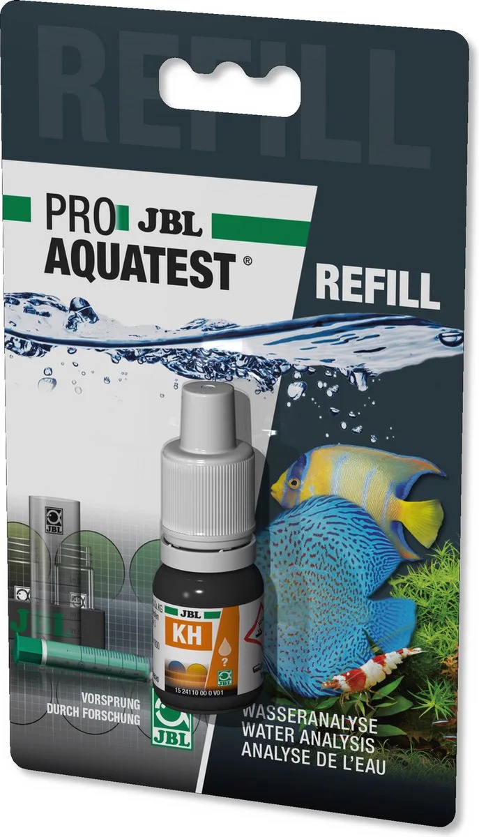 Aquatest KH Refill testset von JBL in Braun – Produktfoto