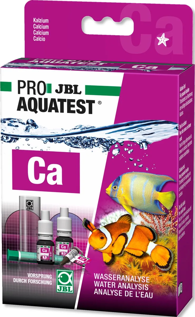 Ca CalciumTest-Set sneltest water test von JBL in Lila – Produktfoto