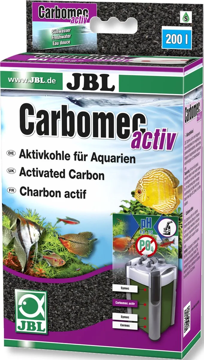 Carbomec activ - Hoogwaardige Actiefkool von JBL in Schwarz – Produktfoto