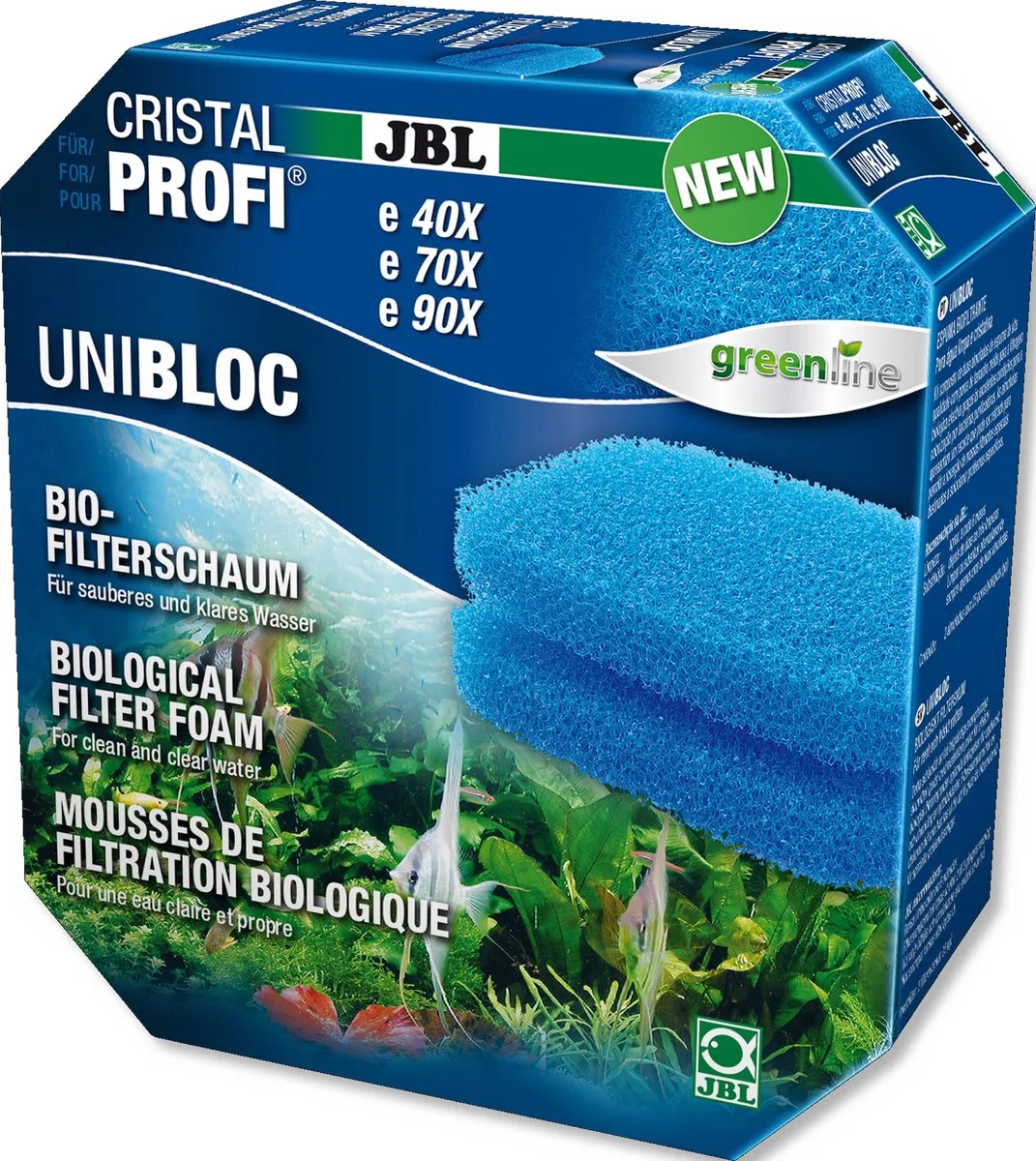 CristalProfi e UniBloc filterschuimpatroon voor Cristalprofi E de JBL – photo produit