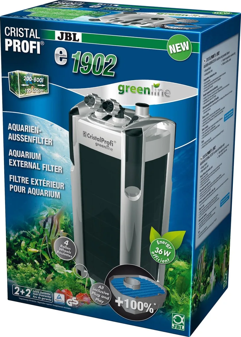 CristalProfi E1902 - Aquariumfilter - 1900 L/u by JBL – product photo