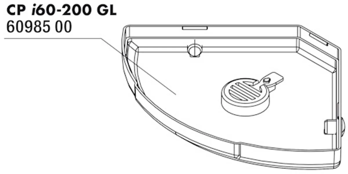 CristalProfi i_gl Bodemplaat met Ventiel by JBL – product photo