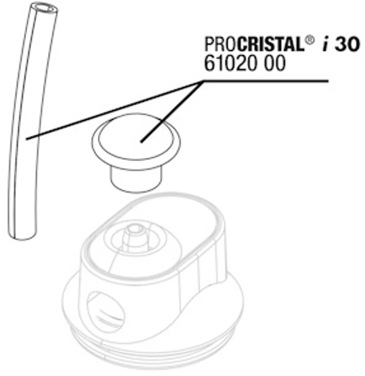 CristalProfi i30 Slang 4/6 + kap Luchttoevoer de JBL – photo produit