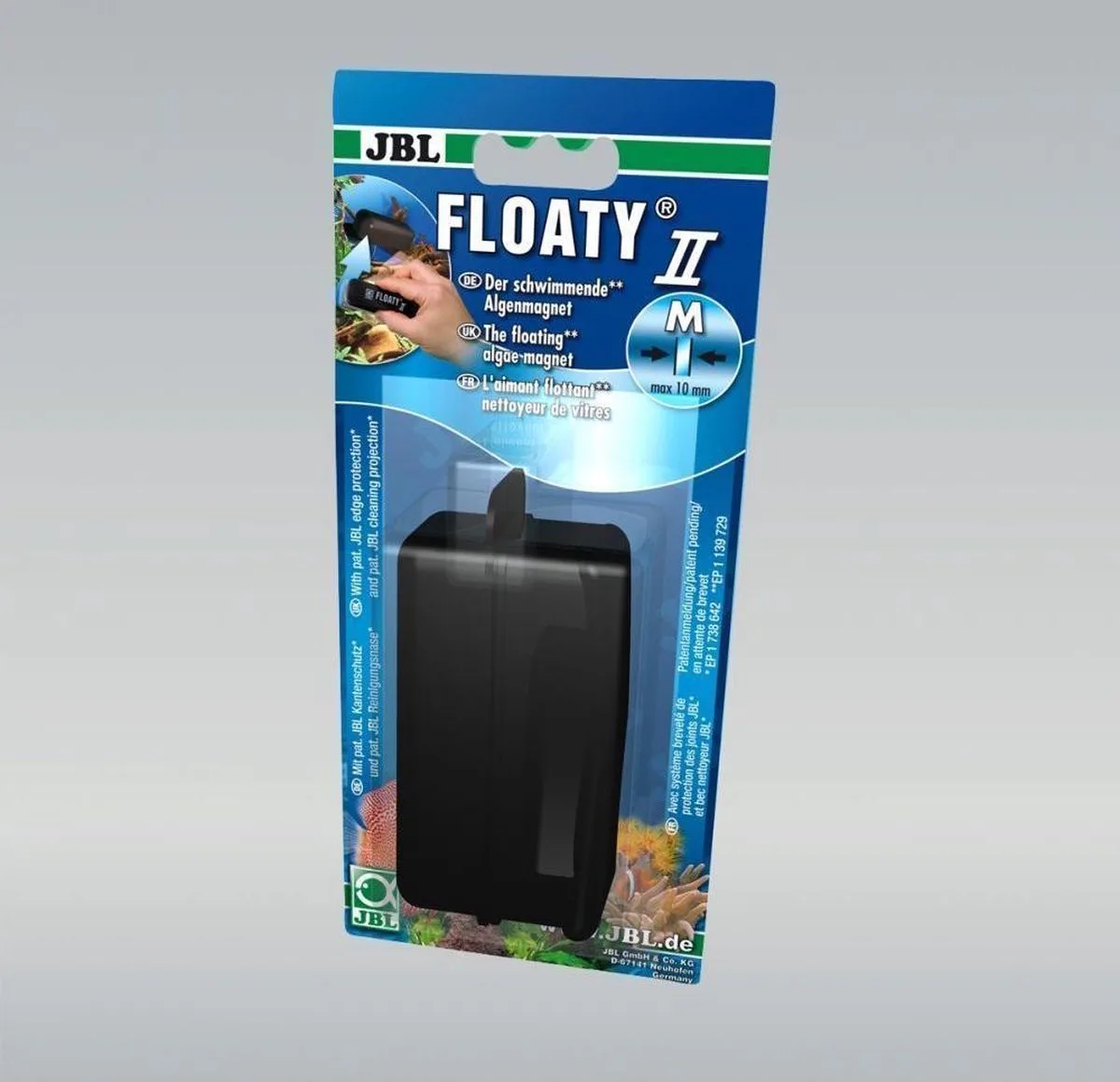 Aqua Floaty II Magnet f10 mm Glas Medium von JBL – Produktfoto