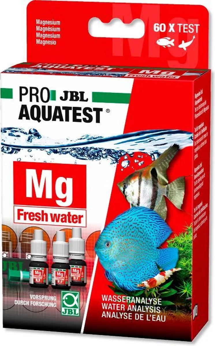 Mg Magnesium Fresh Water Test-Set Sneltest water test von JBL in Rot – Produktfoto