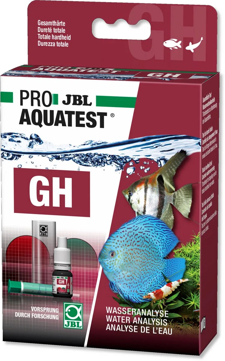 Pro Aquatest GH Test-Set - Watertest von JBL in Donker Rood – Produktfoto