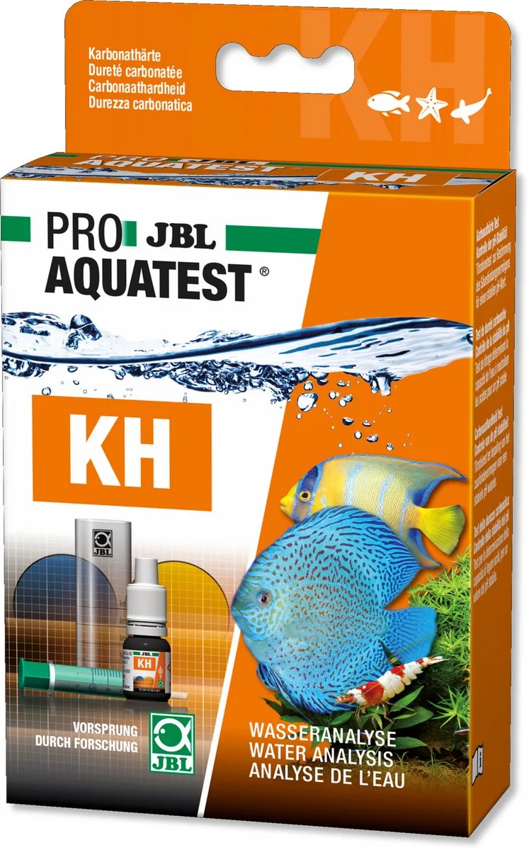 Pro Aquatest KH Test-Set sneltest water test von JBL in Orange – Produktfoto