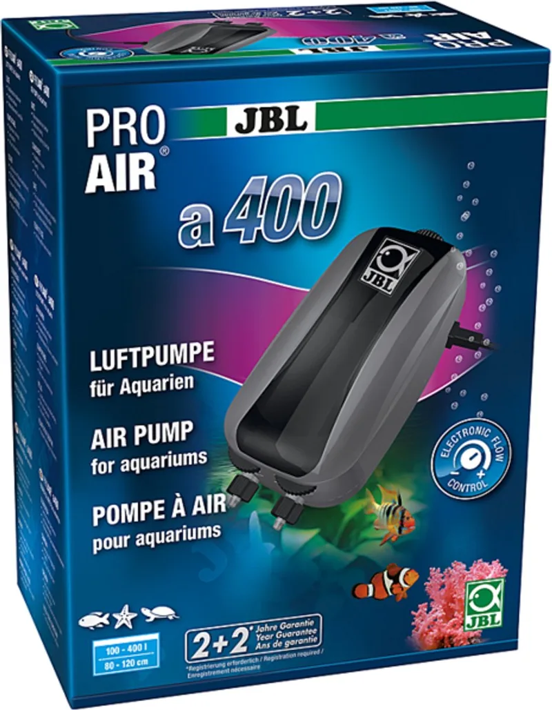 ProAir A400 - Stille Aquarium luchtpomp by JBL in Color – product photo