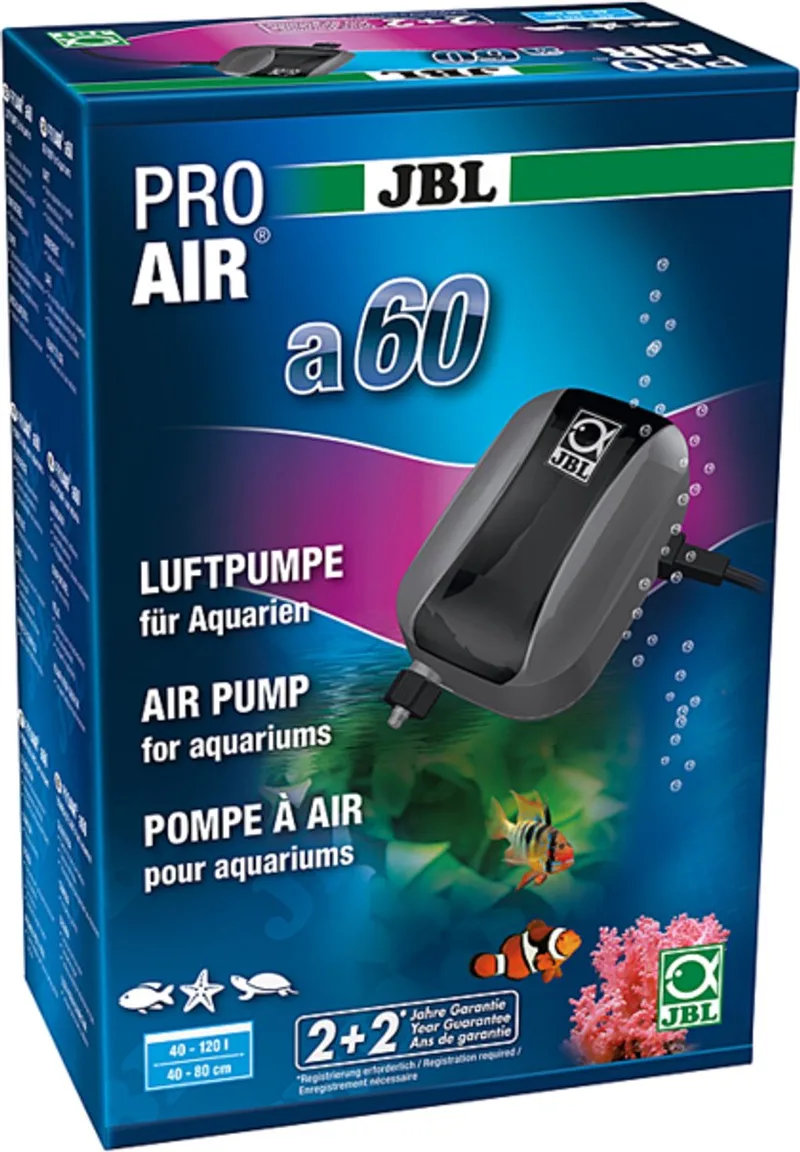 ProAir A60 - Stille Aquarium luchtpomp by JBL in Color – product photo